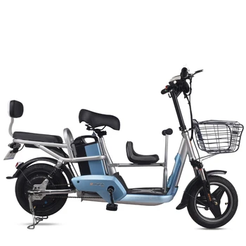 14 pilsētas elektrisko velosipēdu 48 V litija baterija, Bērnu sēdekļa ģimenes-bērnu elektrisko velosipēdu āra Vakuuma riepu Pilsētas elektriskā motorollera