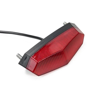 24-60V LED Elektrisko Velosipēdu aizmugurējos lukturus, Scooter aizmugurējos lukturus, Velosipēdu Bremžu Gaismas Salokāms Velo Aizmugurējā Zīmola Apgaismojuma aizmugurējos lukturus