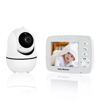 3.2 Collu Bezvadu Baby Monitor LCD Ekrānu Zīdaiņu Nakts Redzamības Kamera Temperatūras Sensors Nodrošina Kratot Galvas Rotācijas