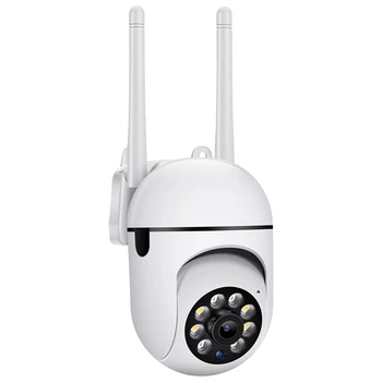 3MP Bezvadu Wifi Novērošanas Kameru Iekštelpu Pilnu Krāsu Nakts Redzamības Kamera 1080P HD Mājas Smart Security Camera