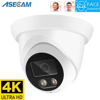 8MP 4K IP Kamera Outdoor Sejas Noteikšanas Audio Dual Light H. 265 Onvif CCTV Metāla Dome POE Uzraudzības Drošības RTSP