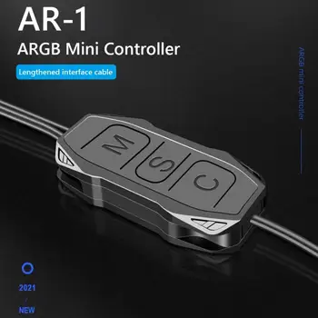 ARGB Kontrolieris Pagarināt Kabeli Plašu Mini Saderība 5V 3 Pin SATA Barošanas Mini RGB Kontrolieris