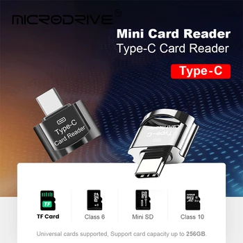 Atmiņas Kartes 64GB, 128GB Mini SD atmiņas Kartes Tips C Karšu Lasītājs Pendrive 32GB Class 10 TF Flash Atmiņas Karte 256 GB Viedtālrunis PC