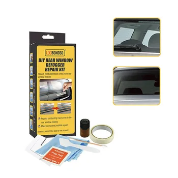 Auto Aizmugures Window Defogger Repair Kit DIY Ātrais Remonts Aizmugures Vējstikla Defroster Remonts Labojumi Saskrāpēts Sadalīti Sildītājs Režģis Rindas