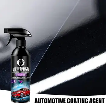 Auto Laka Spray Izturīgs Modernu Tehniku Izsmidzināšanas Pārklāšanas Aģents Augsta Aizsardzība Ilgstošu Poļu Auto Vasks Smidzināšanas Piederumi