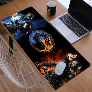 Datoru Galdi Mortal Kombat Xxl Peles Paliktņa Kawaii Spēļu Piederumi Pc Ministru Kabineta Spēles Galda Paklājiņš, Peles Paliktnis Datorspēļu Tastatūra Mats Gudrs