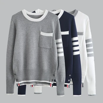 Džemperis Y2k Apģērbs Džemperi Sievietēm Korejas Modes Garām Piedurknēm Topi Adīt Jaunas 2023 Rudens Ziemas Kawaii Harajuku Adīšanas Džemperi
