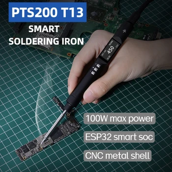 Feizer PTS200 V1 100W ESP32 PD3.0 Smart lodāmurs Open Source Saderīgs ar T12 TS101 PINE64