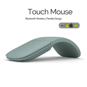 Jaunā Bluetooth 4.0 Bezvadu Peles Salokāms Arc Touch Mause Locīšanas Ultra-plānas Izslēgt Pelēm par SurfaceBook Klēpjdatoru Biroja vajadzībām Vislabāk