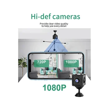 K13, WiFi, HD 1080P Bezvadu Mini Kamera Nakts Izdevums Kustības uztveršanas Kameras DVR Video Aukle Drošības Uzraudzība