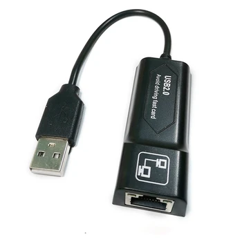 KARSTI USB 2.0, Lai RJ45 10/100 Mb / s USB Ethernet Adapteri Tīkla Kartes LAN USB Tīkla Adapteri Lan RJ45 Karti PC Klēpjdators