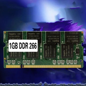 Klēpjdators Atmiņa operatīvā Atmiņa SO-DIMM DDR1 PC 2100 DDR 266 MHz, 1GB 200Pins Par Piezīmju Datoru