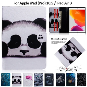 Krāsu Modelis, Tīģeris, Lauva Tablet Case For iPad 3 Gaisa 2019 10.5 Lietu Vāku Fundas iPad Pro 10.5 Gadījumā