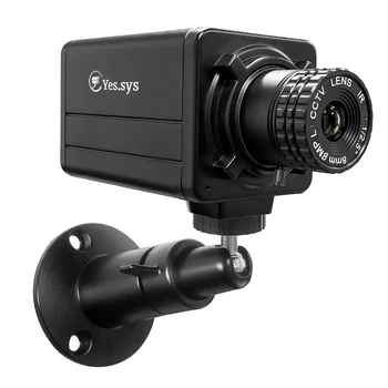 Mini BOX 4K IP Camera POE Sensors Drošības CCTV Cam 8mm Tālummaiņas Objektīvs H. 265 Rūpniecības Audio, Video Novērošanas Hikvision Saderīgu