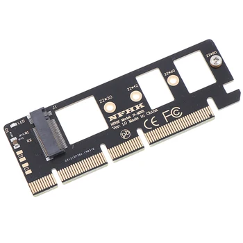 NGFF M Taustiņu M. 2 NVME AHCI SSD Uz PCI-E, PCI Express 3.0 16x X4 Adapteris Stāvvadu Kartes Pārveidotājs XP941 SM951 PM951 A110 SSD