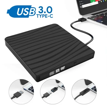 Portatīvo USB 3.0 Slim Ārējie DVD-RW, CD Rakstītājs Disku Rakstītājs Disku-bezmaksas Disku Lasītājs Spēlētājs Optiskos Diskus Klēpjdatoru, Planšetdatoru