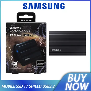 SAMSUNG Portatīvo SSD T7 Vairogs 4TB Ārējo SSD USB 3.2 Gen 2 Veidu-C Ārējo Cieto Disku, lai Klēpjdators, Desktop