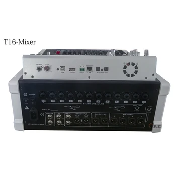 SPE T-16 Ciparu Miksēšanas pults ar Audio Mikseri 16 kanālu skaņas karte, diktofons profesionālās audio digitālo mikseri