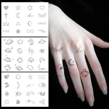 Sulu Ūdensnecaurlaidīgus Pagaidu Tetovējums Ķermeņa Mīlestība Angļu Alfabēta Sieviešu Daļēji Pastāvīgu Sieviešu Rokas Roku Maza Izmēra Tetovējumu Apdare