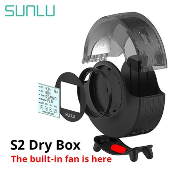 SUNLU S2 Sausa Kaste Žāvēšanas 3D Pavedienu Ir Ventilators Uzlabot LED Touch Screen Box Sausu 360º Surround Apkures Regulēšana 3D Žāvēšana