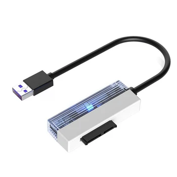USB2.0 6P+7P SATA Kabelis SATA USB 2.0 Adapter Cable, Lai Portatīvo datoru CD-ROM, DVD-ROM ODD Adapteris Konvertētājs